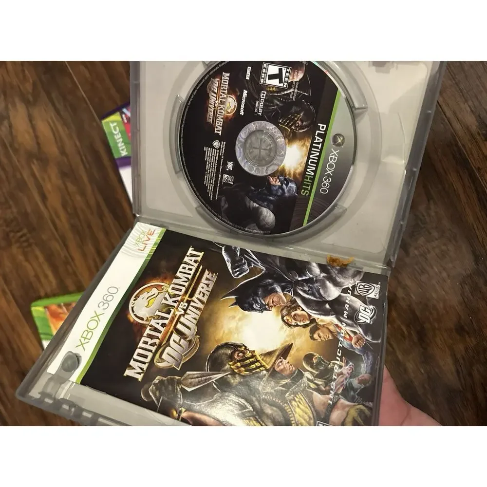 Xbox 360 Games Lot of 6 Mortal Combat Walking Dead NBA 2k12 Dance Central